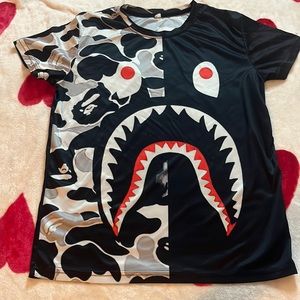 small fake bape tee